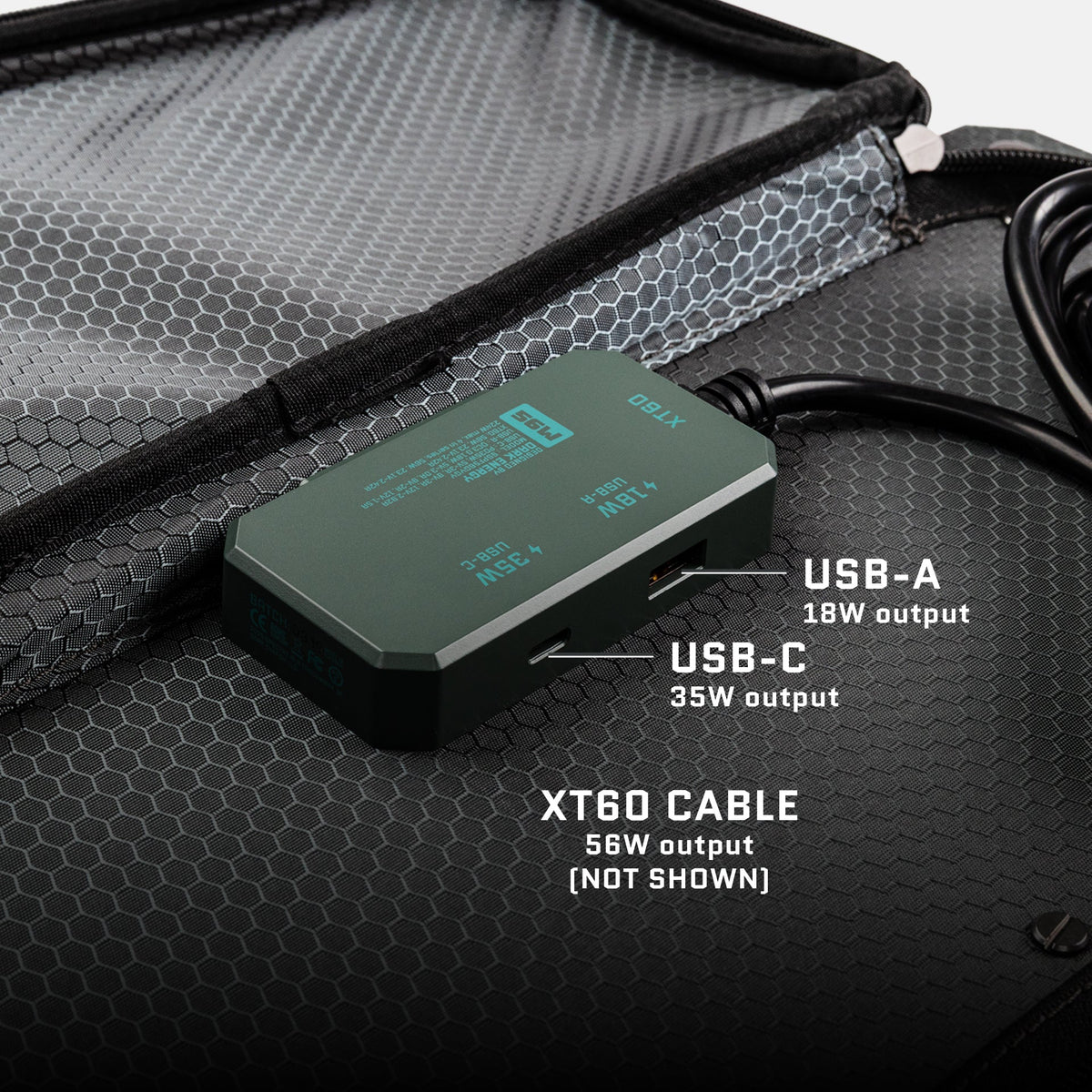 Dark Energy Spectre 56W Portable Solar Panel