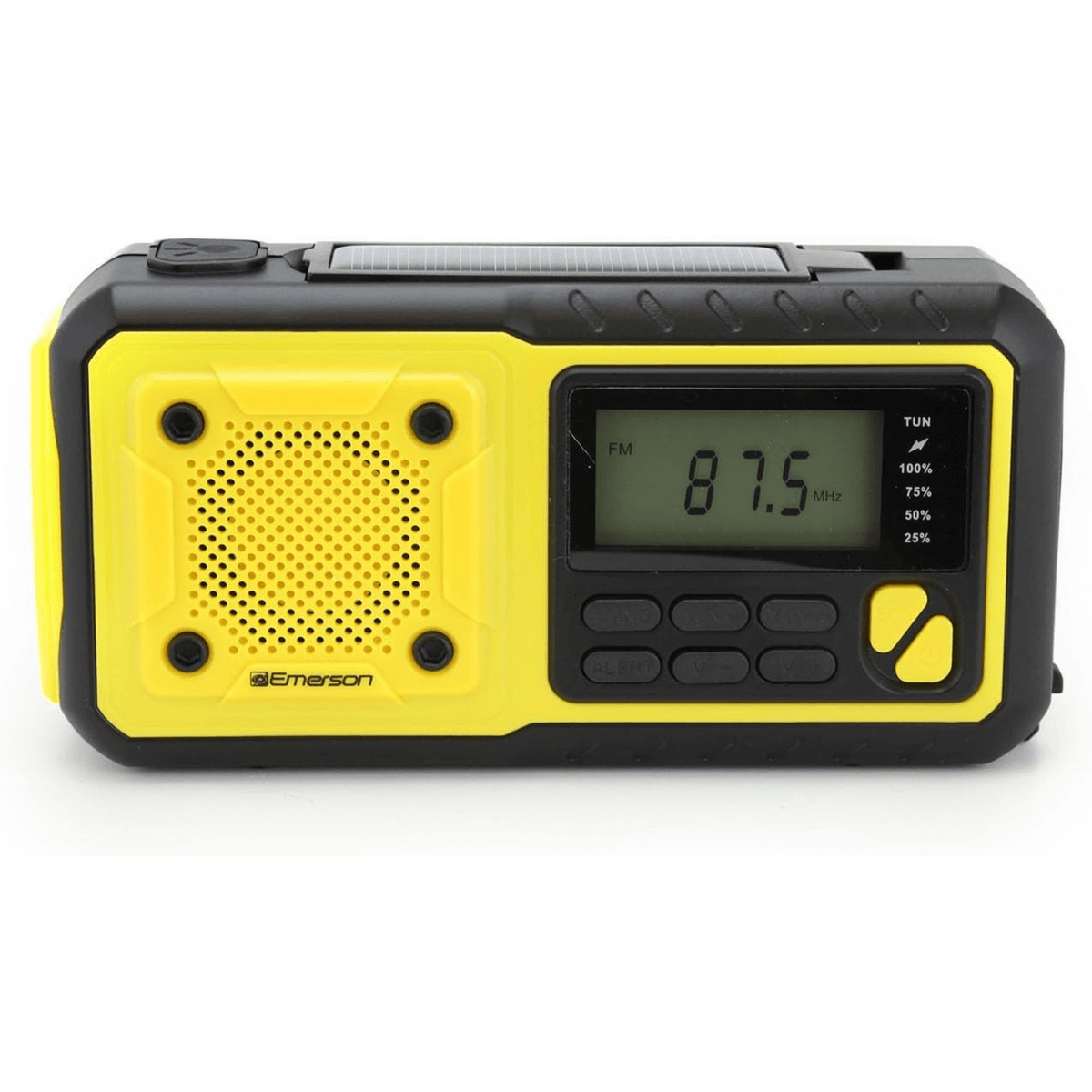 Emerson ER-7051 Emergency NOAA Radio – Solar, Crank & Power Bank