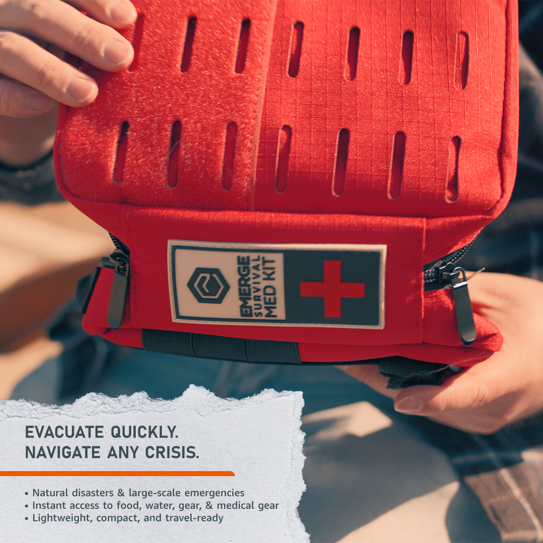 Emerge Survival Evacuation Bag – 1 or 2 Person Emergency Kit