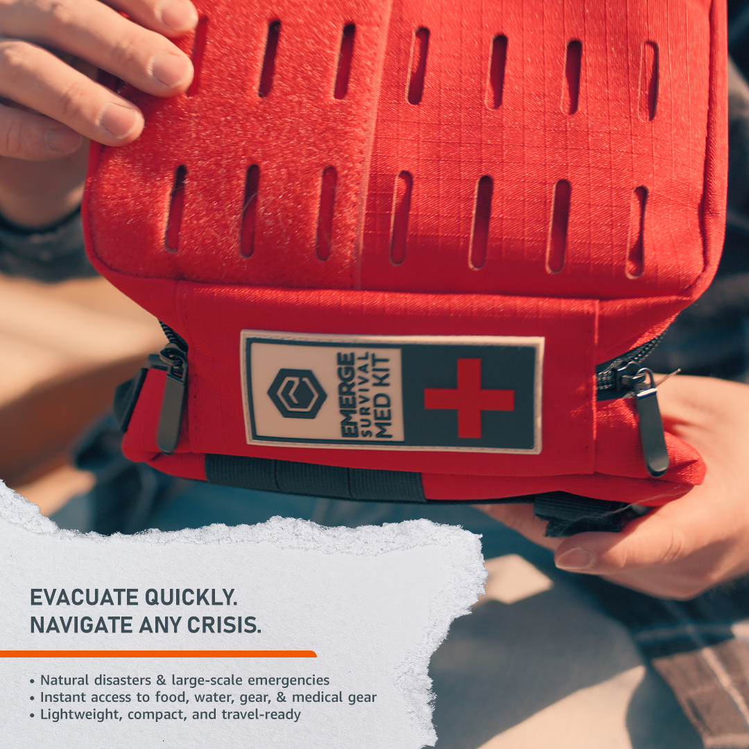 Emerge Survival Evacuation Pro Bag – 1 to 4 Person Emergency Kit