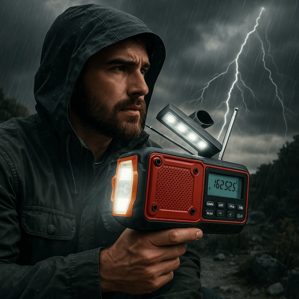 Supersonic Guardian Emergency NOAA Radio – Solar, Crank & USB-C