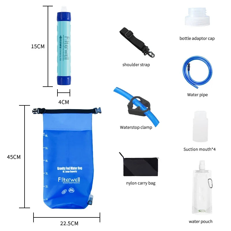 Filterwell 6L Gravity Water Filtration System